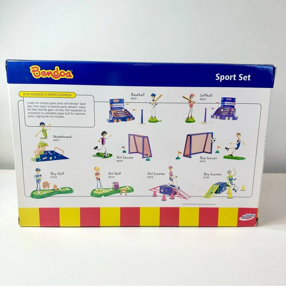 Bendos Kid Galaxy Set Skateboards Sport Set 2001 Y2K Collectible Figures